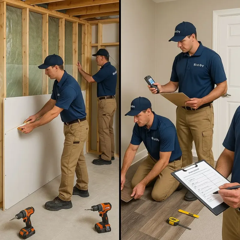 Repairs and Reconstruction process in Coosada, AL